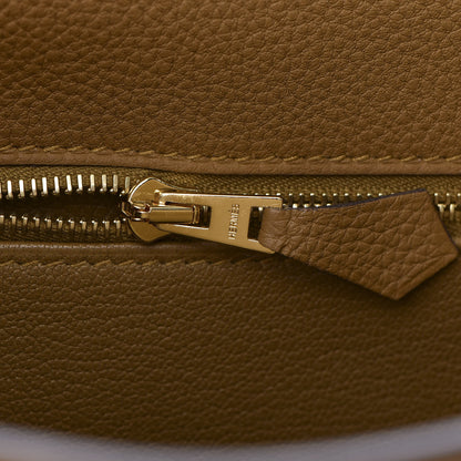 Hermes Togo Kelly Retourne 25 Bronze Dore 27 of 36