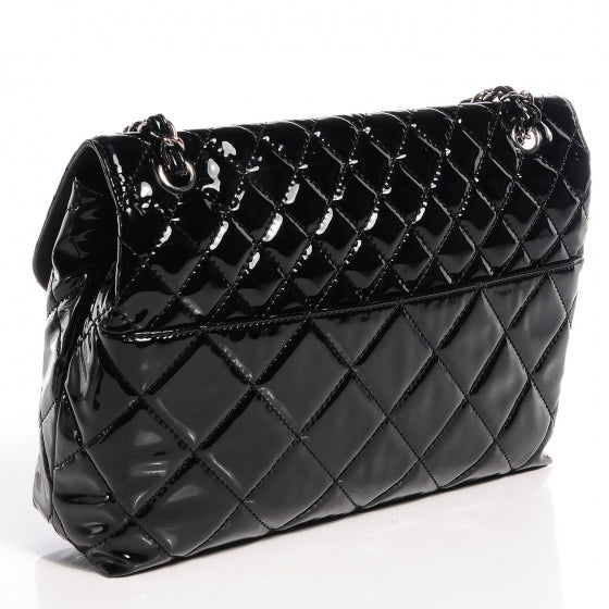 Chanel Vinyl Quilted In the Business Flap Bag Black 3 of 8
