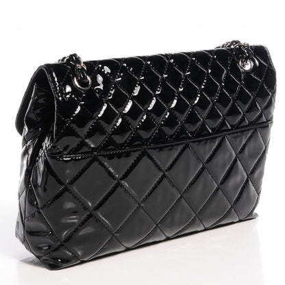 Chanel Vinyl Quilted In the Business Flap Bag Black 3 of 8