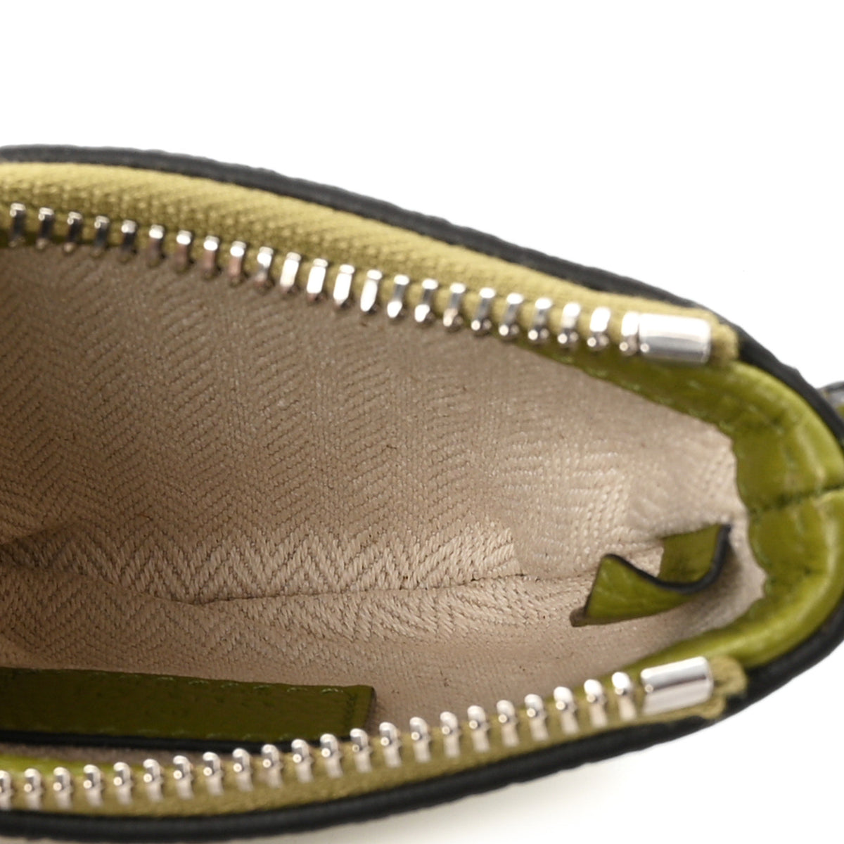 Pebbled Calfskin Mini B Shoulder Bag Olive Green