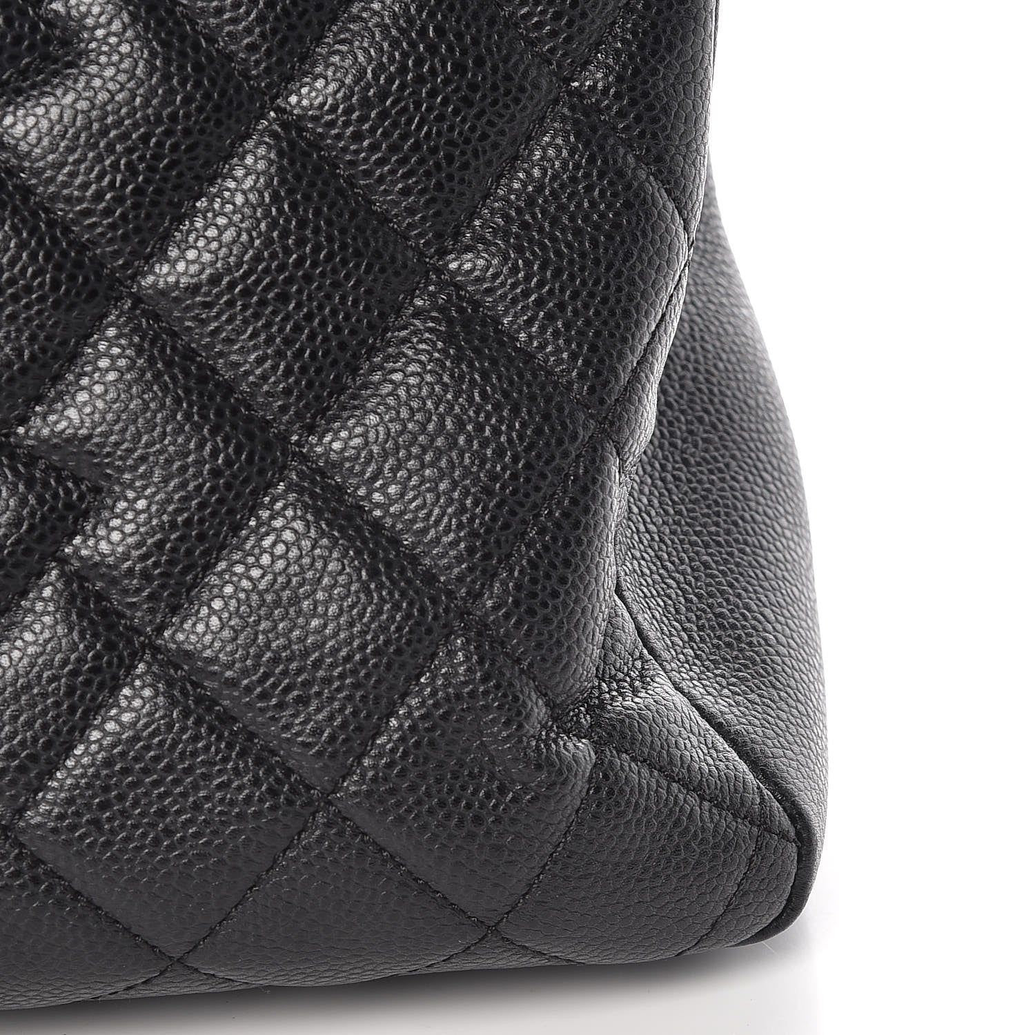 Chanel Caviar Quilted Grand Shopping Tote GST Black 8 of 14