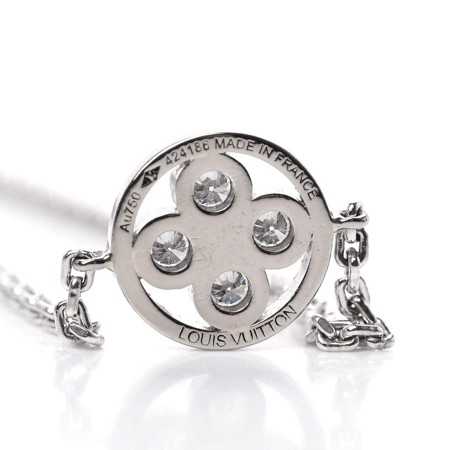 18K White Gold Diamond Blossom BB Bracelet