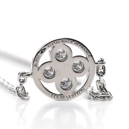 Louis Vuitton 18K White Gold Diamond Blossom BB Bracelet 4 of 5