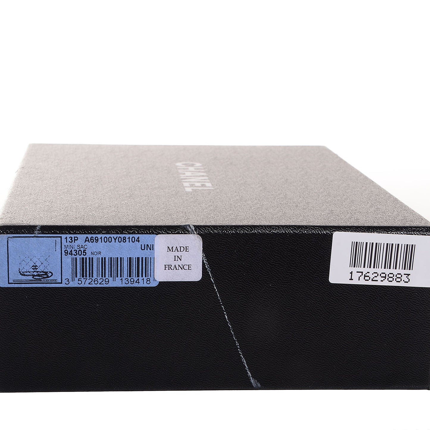 Calfskin Double Stitch Hamptons Wallet On Chain WOC Black