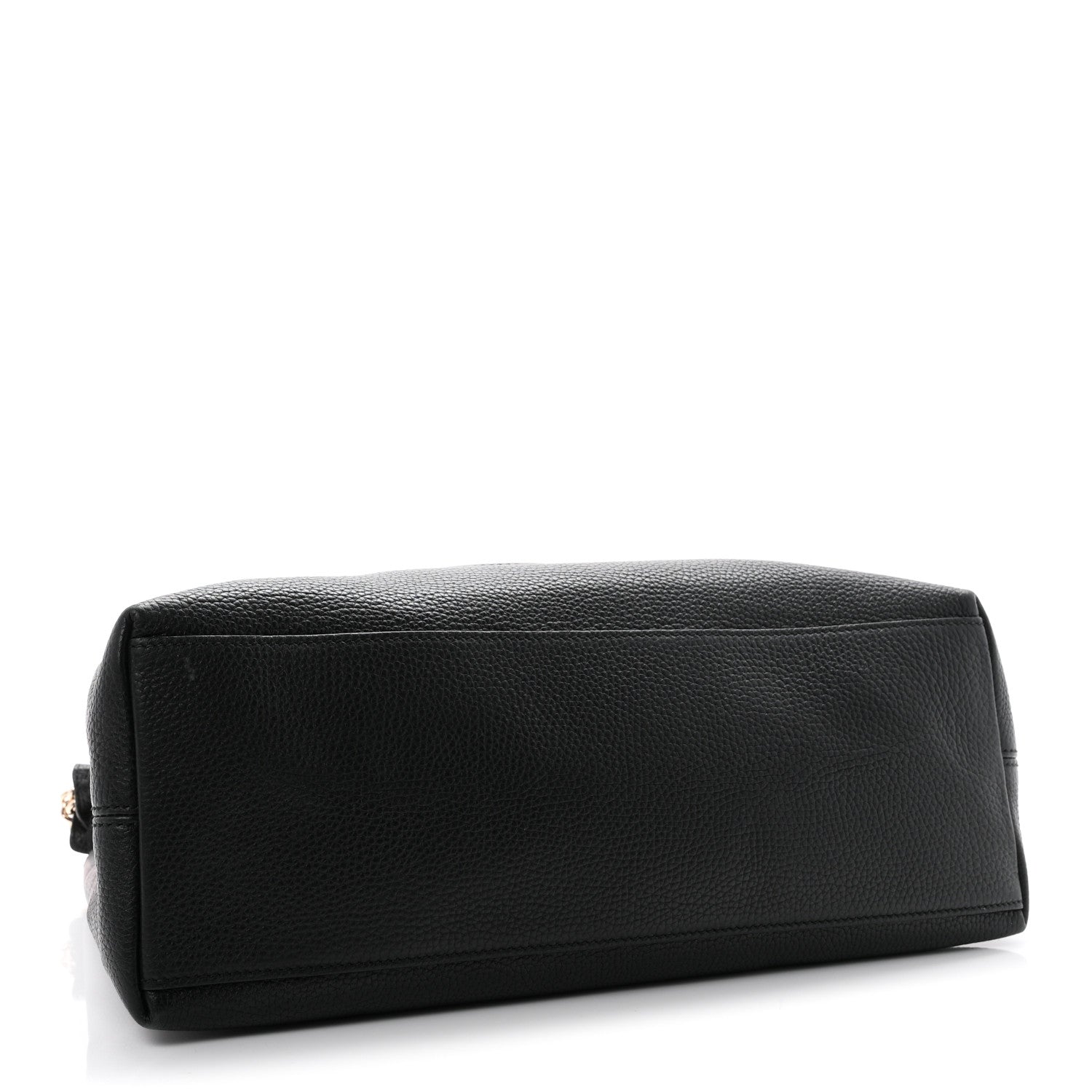 Gucci Pebbled Calfskin Medium Soho Chain Shoulder Bag Black 4 of 10