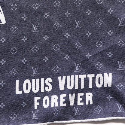 Louis Vuitton Silk Monogram Vivienne Pocket Square 3 of 6