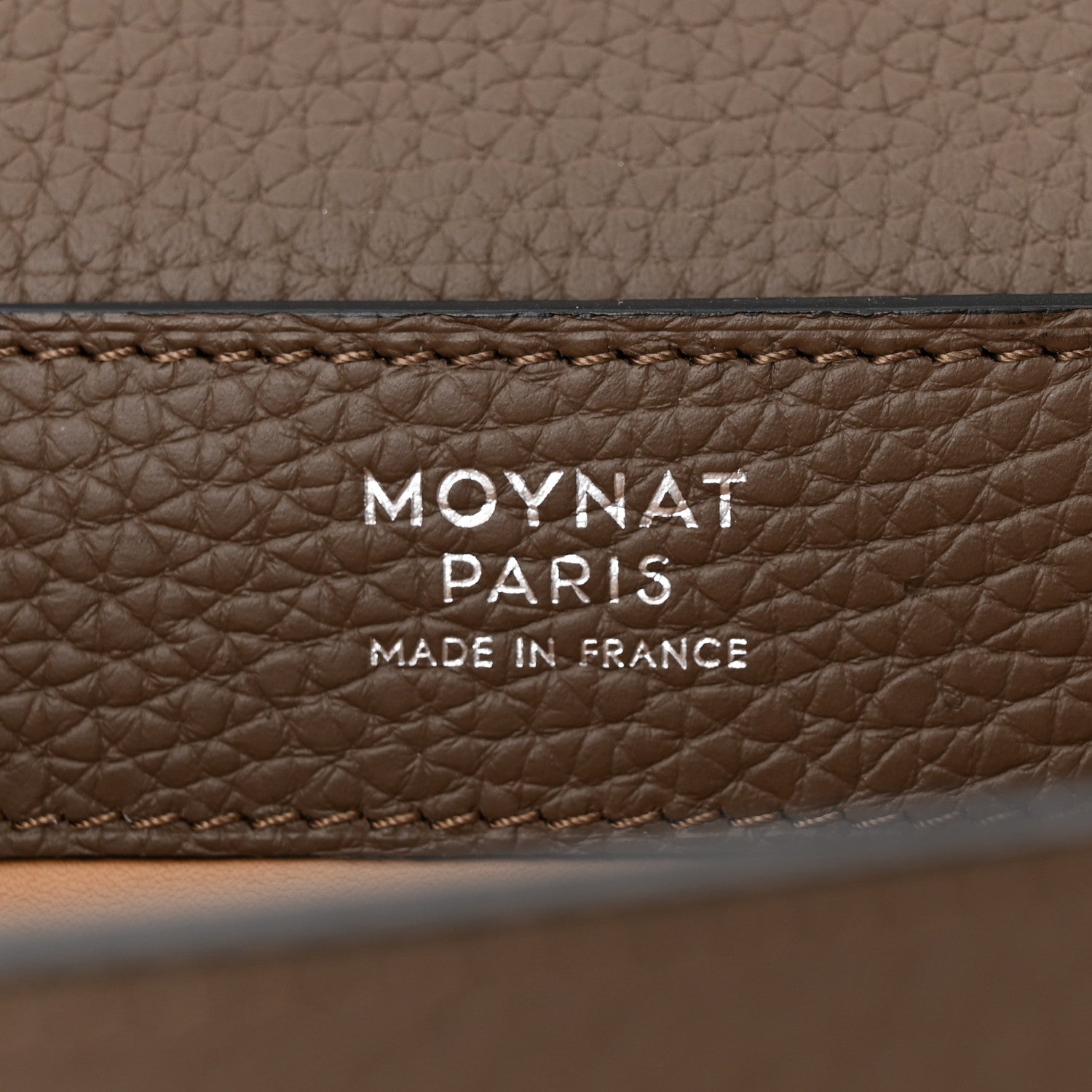 Moynat Taurillon Blush Rejane PM Taupe 6 of 9