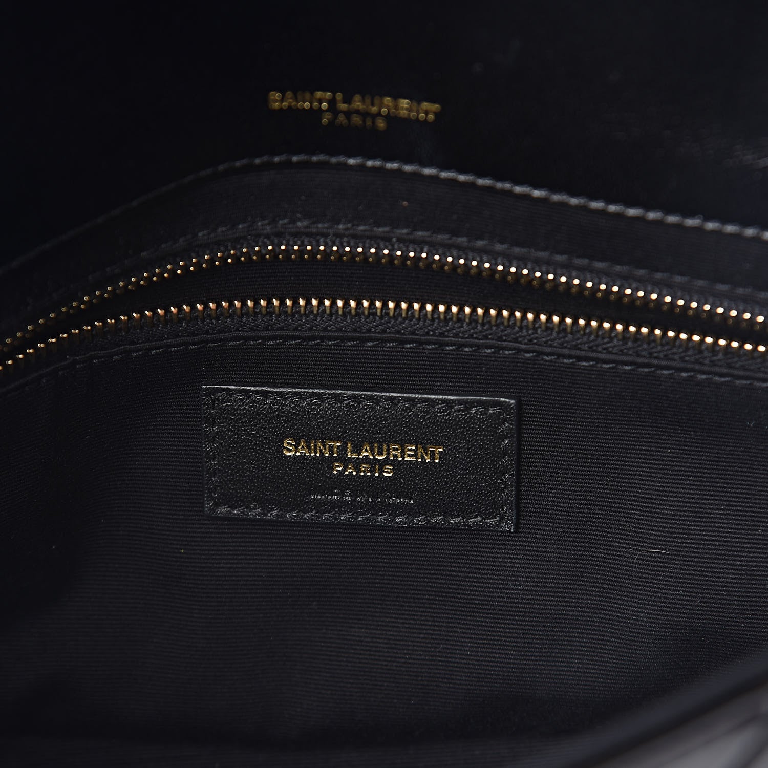 Saint Laurent Patent Patchwork Monogram Medium Jamie Black 6 of 8