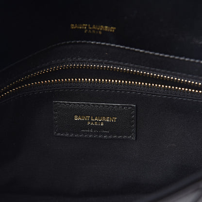 Saint Laurent Patent Patchwork Monogram Medium Jamie Black 6 of 8