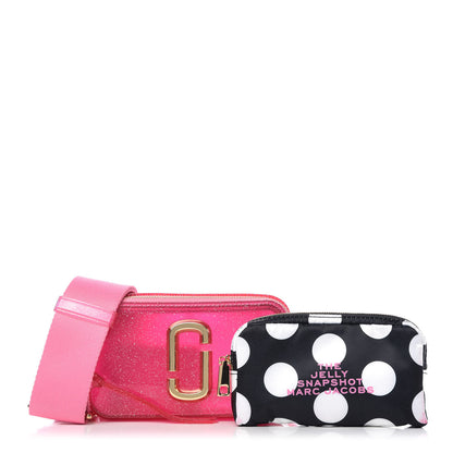 Marc Jacobs Jelly Glitter Small Snapshot Camera Bag Pink 1 of 9