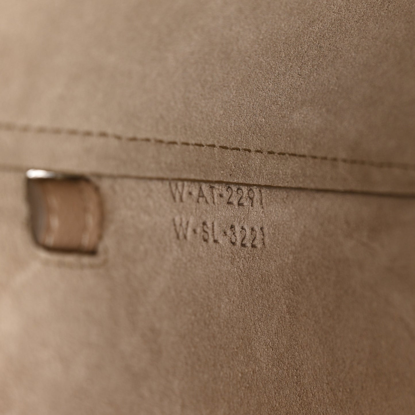 Grained Calfskin Nano Belt Bag Light Taupe