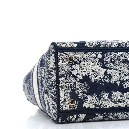 Christian Dior Toile de Jouy Embroidered Medium Lady D-Lite Blue 7 of 8