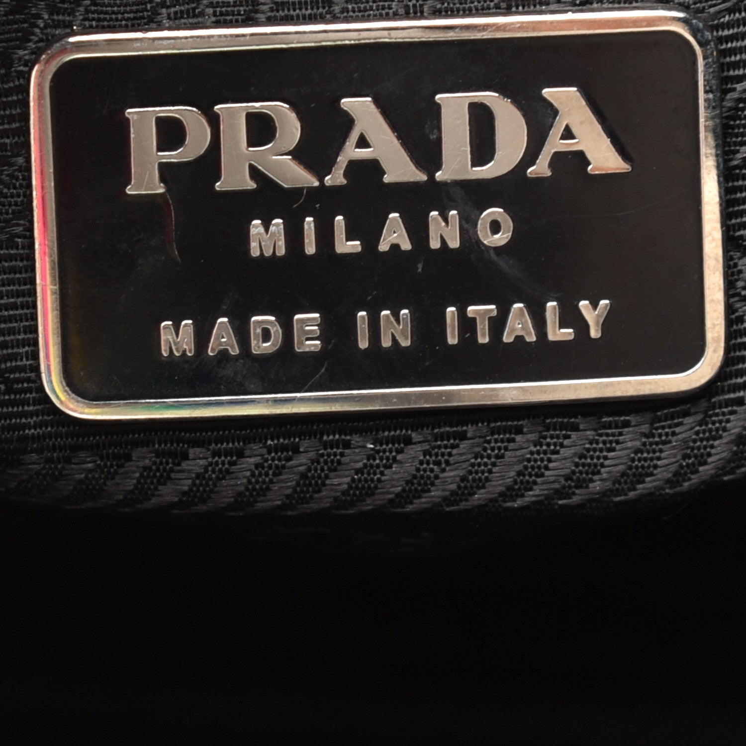 Prada Tessuto Nylon Chain Tote Black 4 of 9