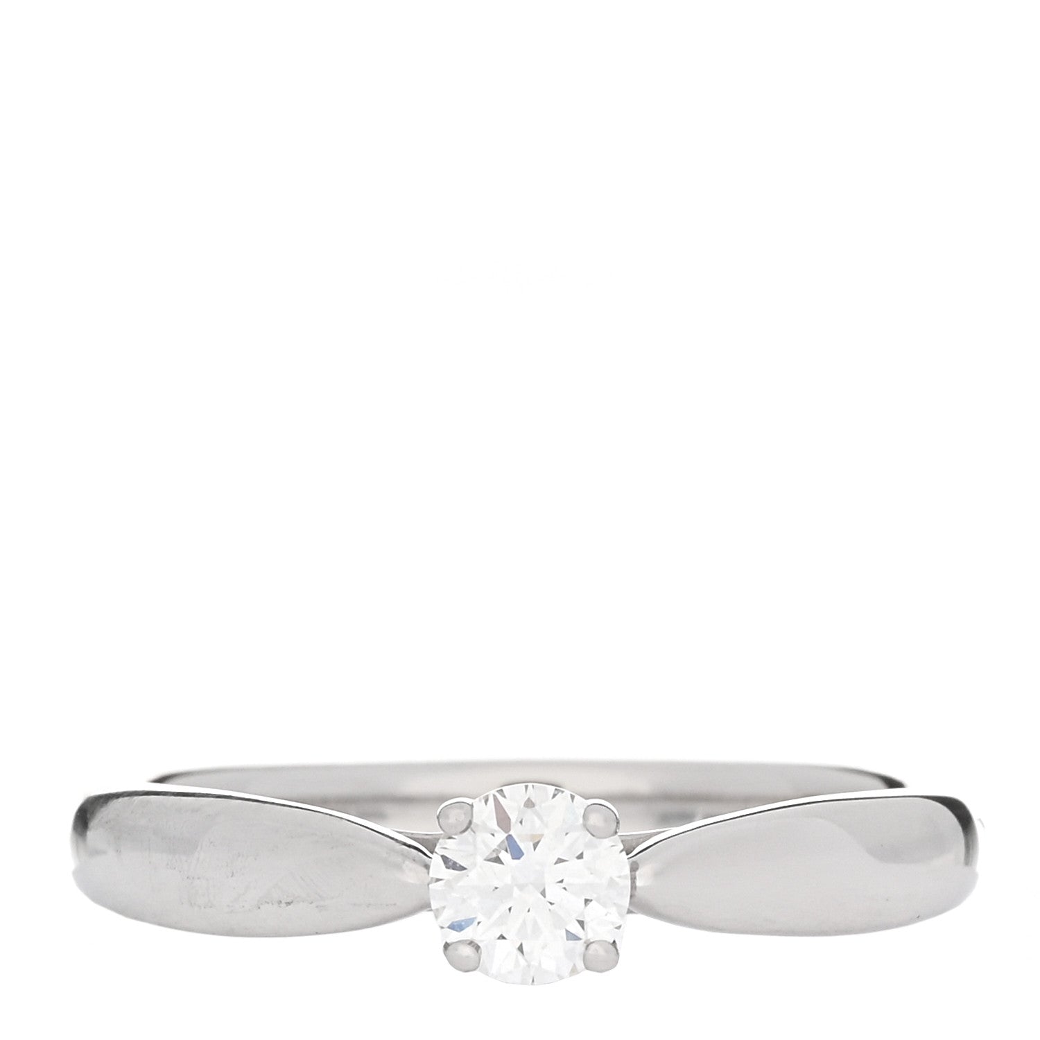 Tiffany Platinum Diamond .21ct Harmony Solitaire Engagement Ring 48 4.5 1 of 5