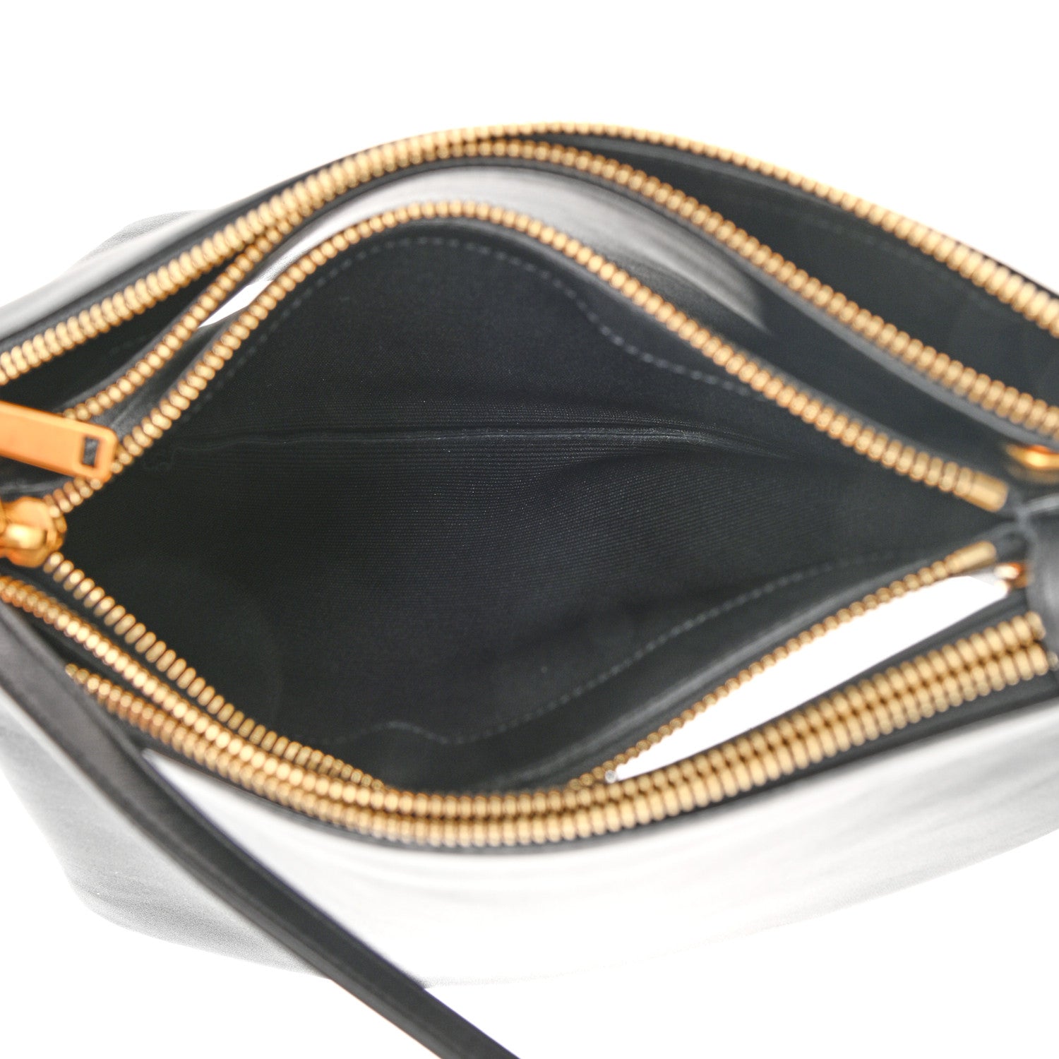 Celine Lambskin Large Trio Crossbody Bag Black 6 of 11