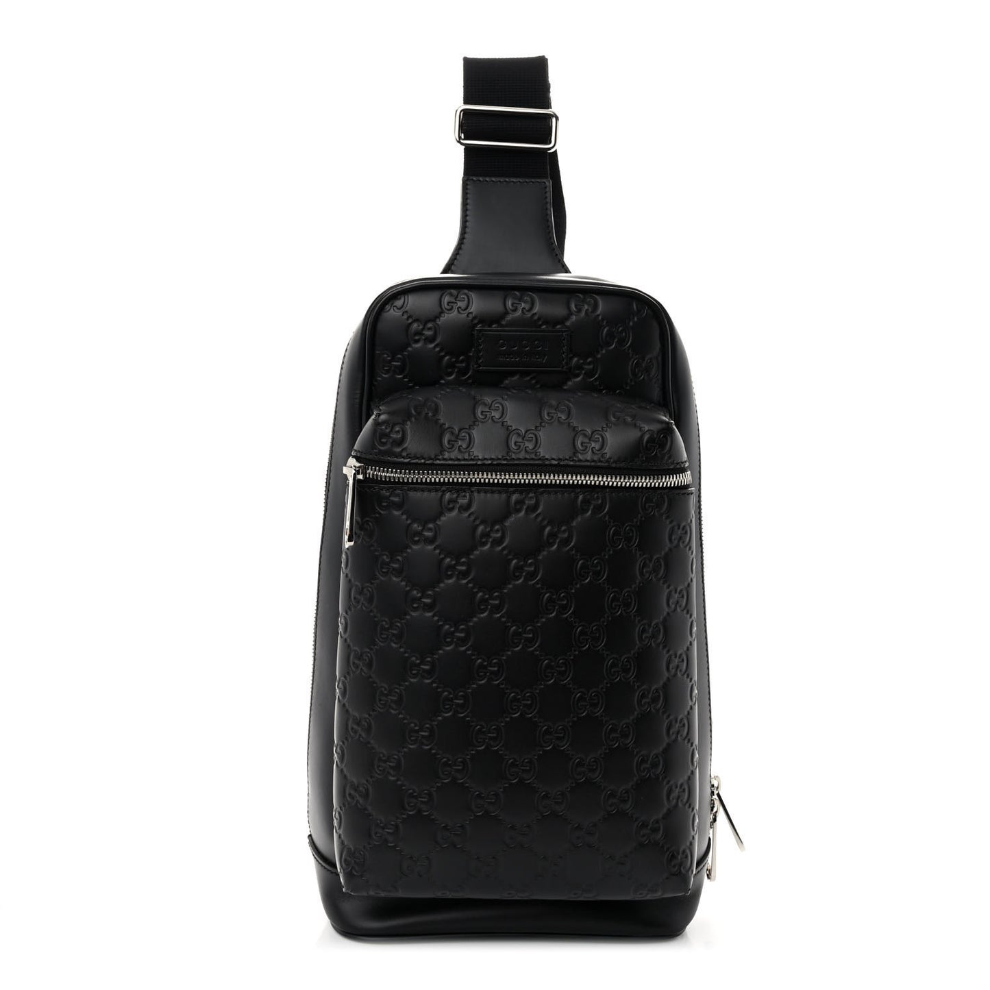 Guccissima Sling Backpack Black