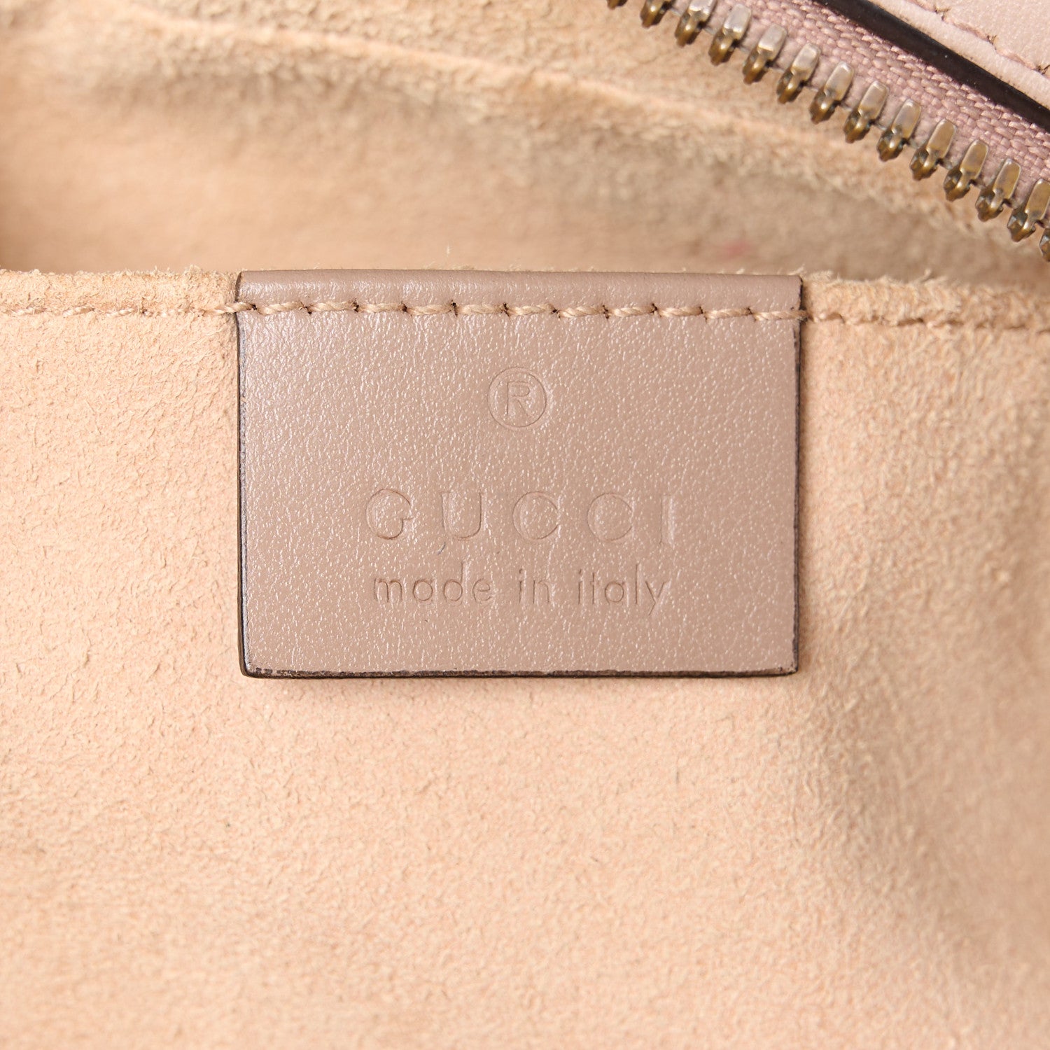 Gucci Calfskin Matelasse Small GG Marmont Chain Shoulder Bag Porcelain Rose 6 of 11