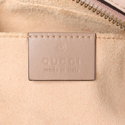Gucci Calfskin Matelasse Small GG Marmont Chain Shoulder Bag Porcelain Rose 6 of 11