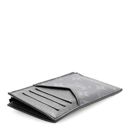 Louis Vuitton Monogram Eclipse Taiga Coin Card Holder 4 of 10