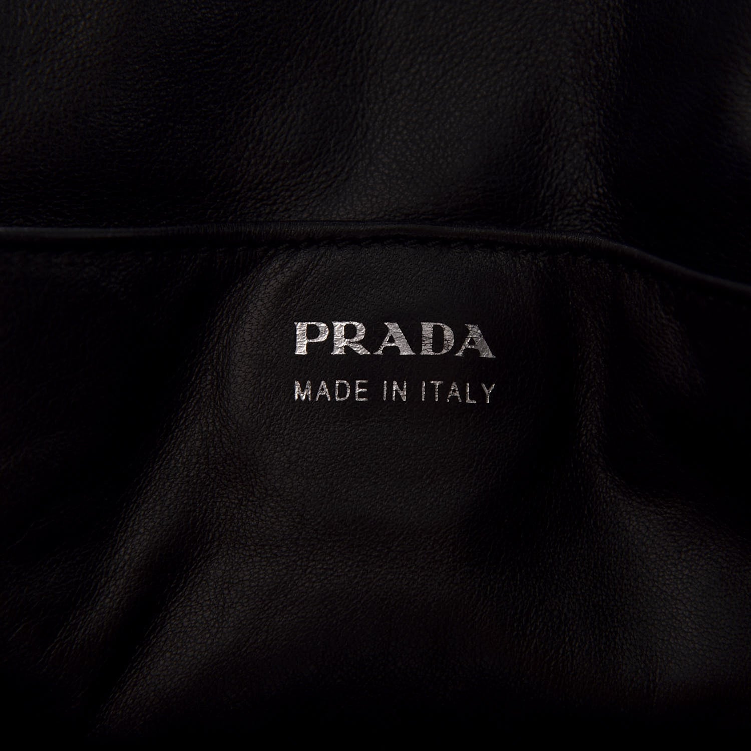 Prada Tessuto Nylon Calfskin Grommet Tote Black 7 of 12
