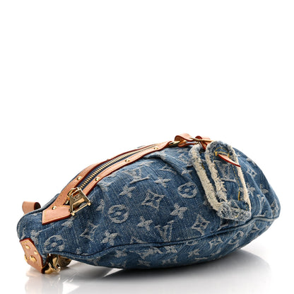 Louis Vuitton Monogram Denim High Rise Bumbag Blue 4 of 10