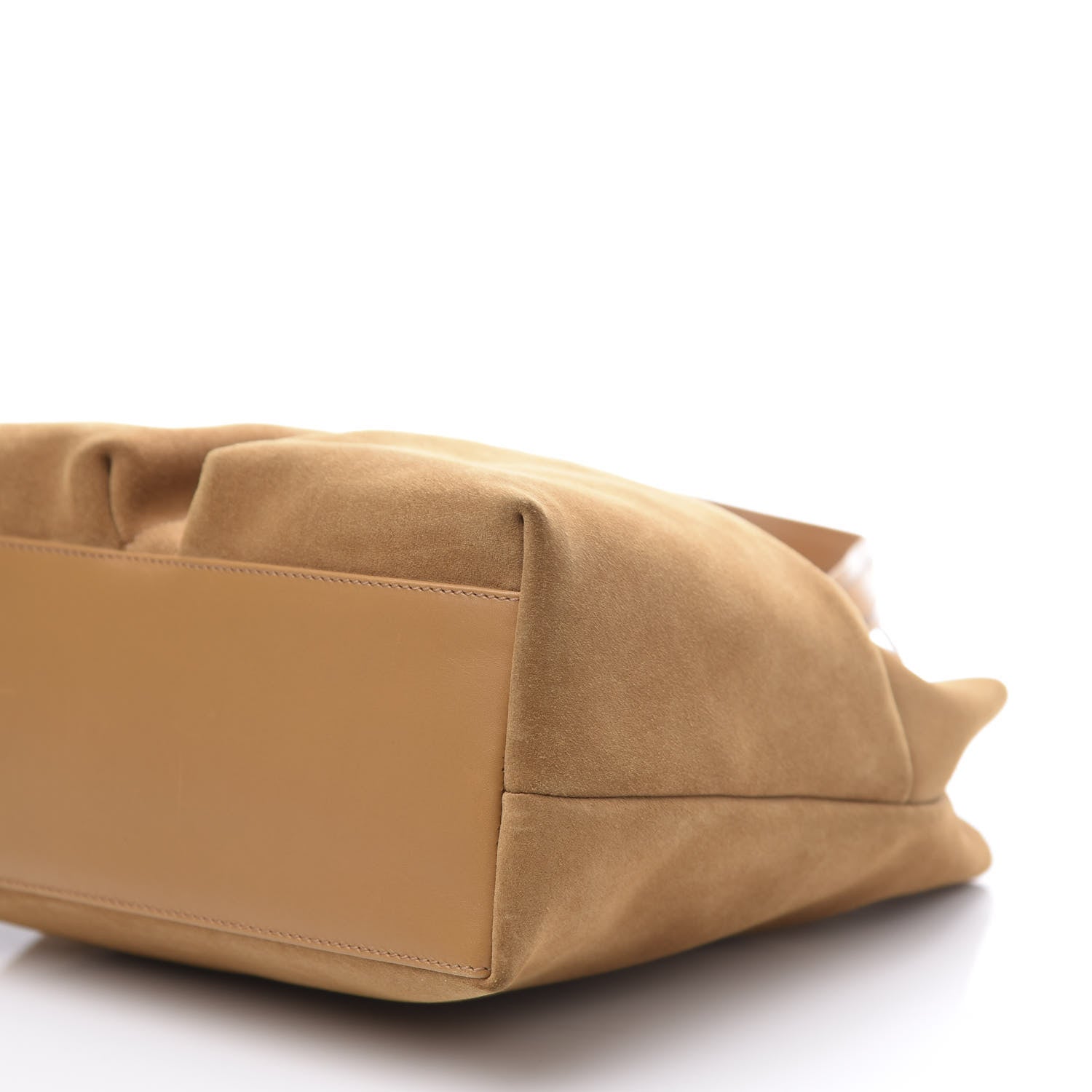 Gucci Suede Double Pocket Tote Beige 8 of 9