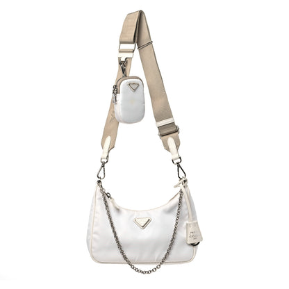 Prada Nylon Re-Edition 2005 Shoulder Bag White 1 of 14
