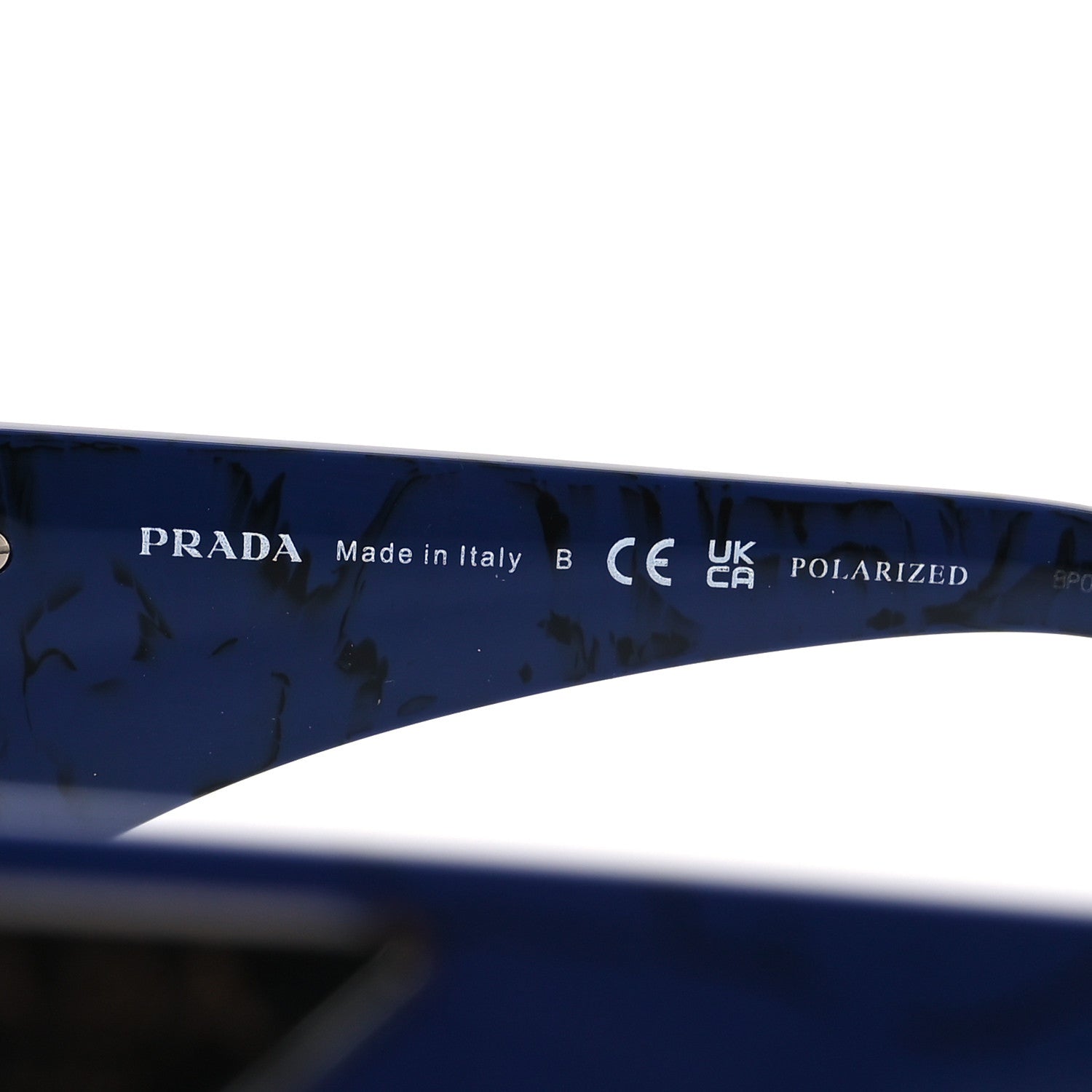 Prada Acetate Symbole Sunglasses SPR 14Z Blue 6 of 8