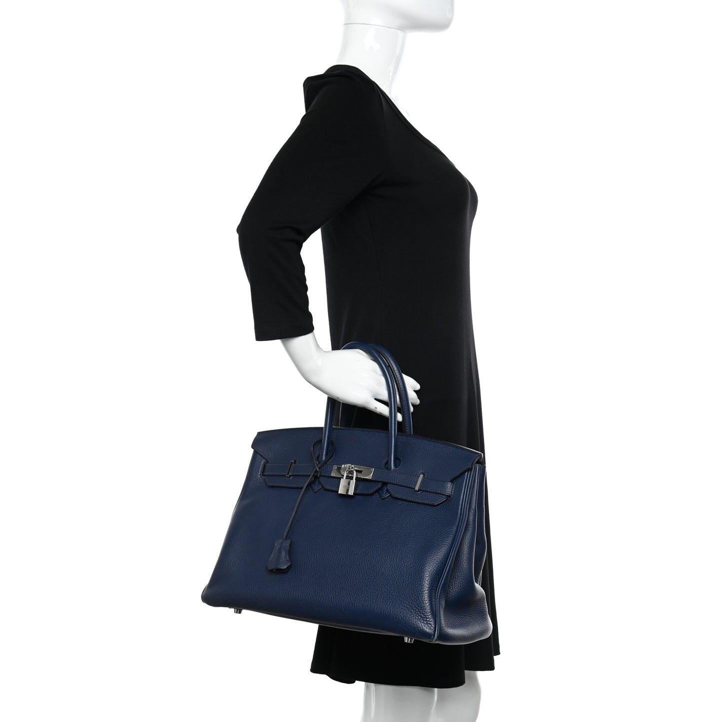 Togo Birkin 35 Bleu Marine