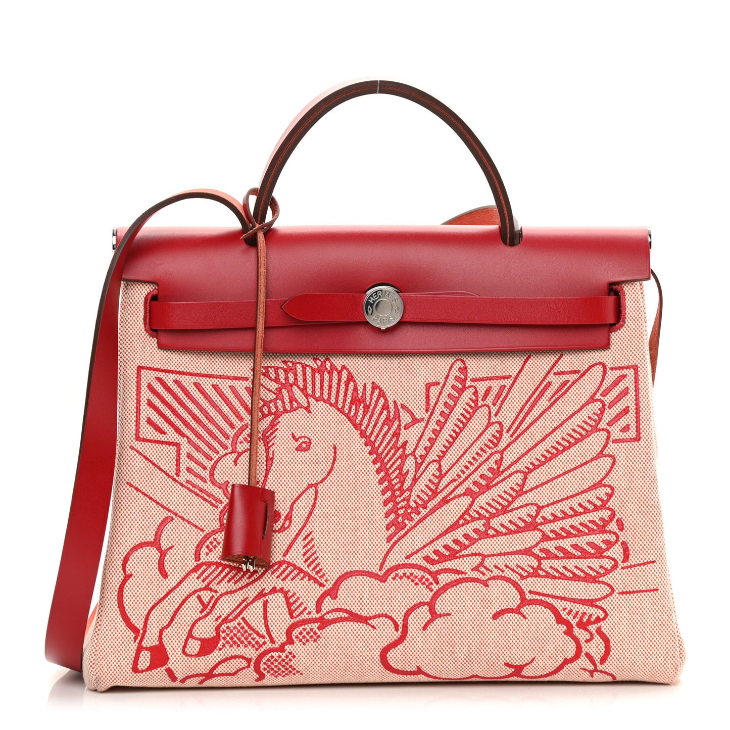 Vache Hunter Toile Pegase Pop Herbag Zip Retourne 31 PM Rouge Piment
