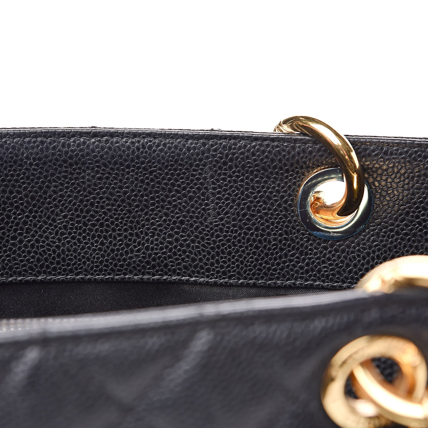 Chanel Caviar Quilted Grand Shopping Tote GST Black 11 of 12