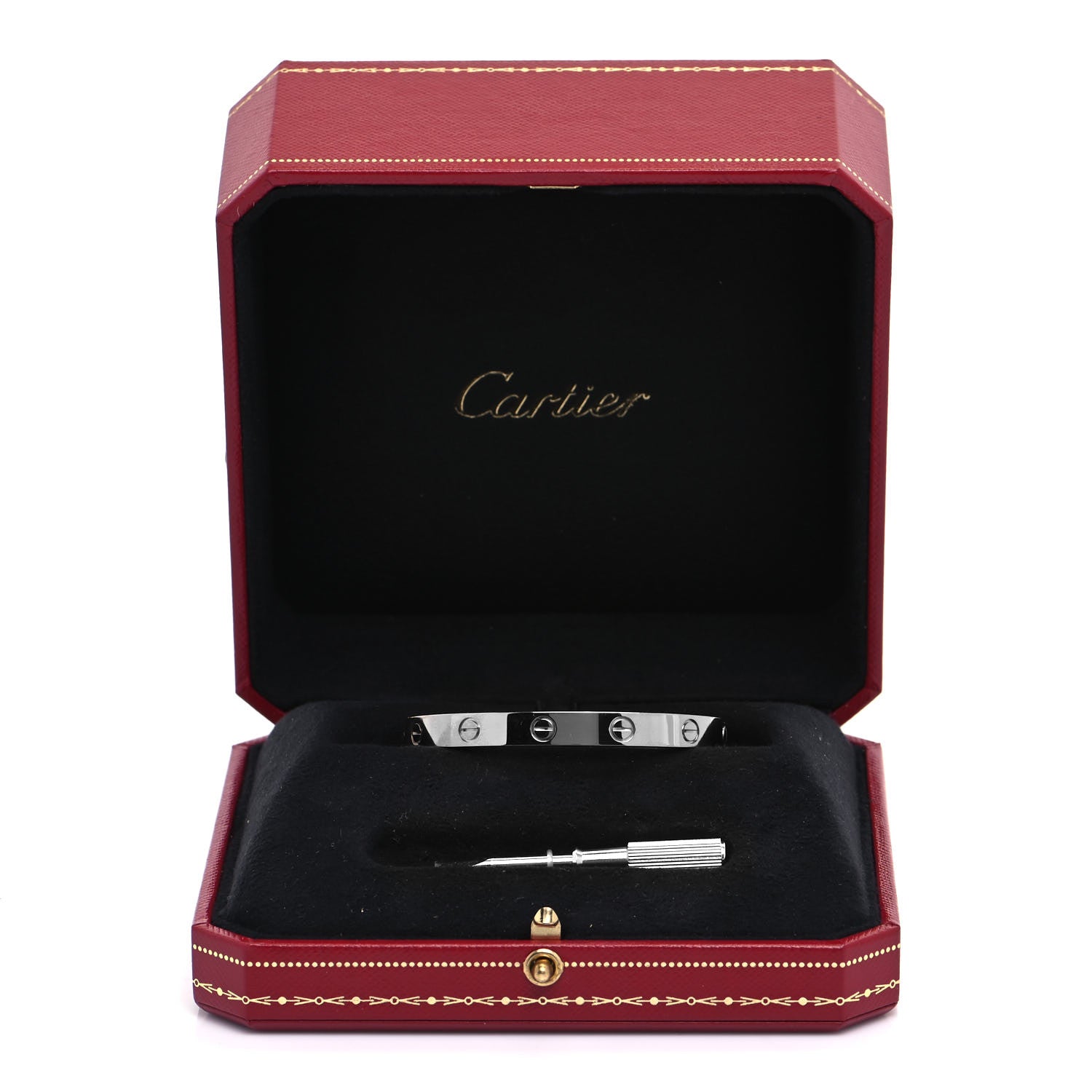 Cartier 18K White Gold LOVE Bracelet 16 6 of 6