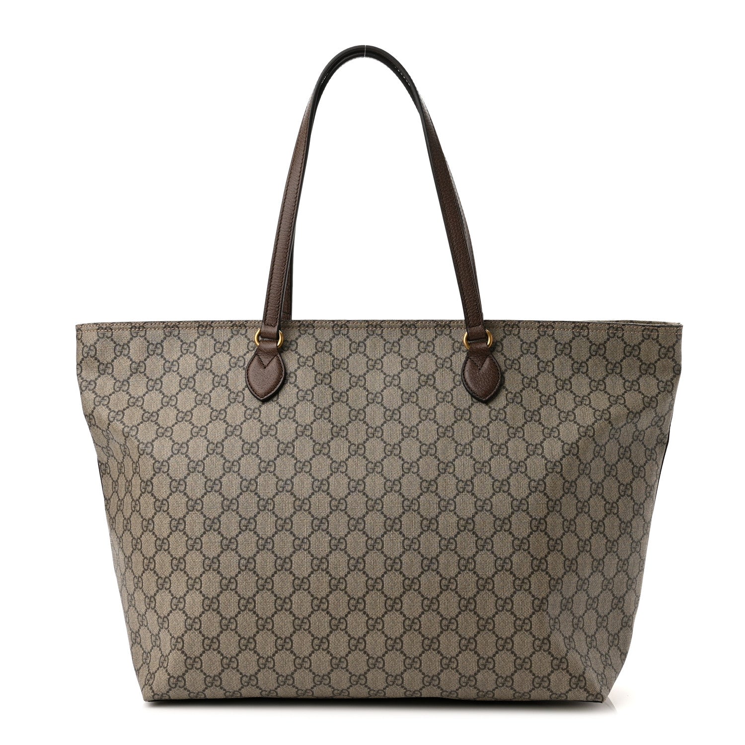 Gucci GG Supreme Monogram Medium Ophidia Shopping Tote Ebony 1 of 10