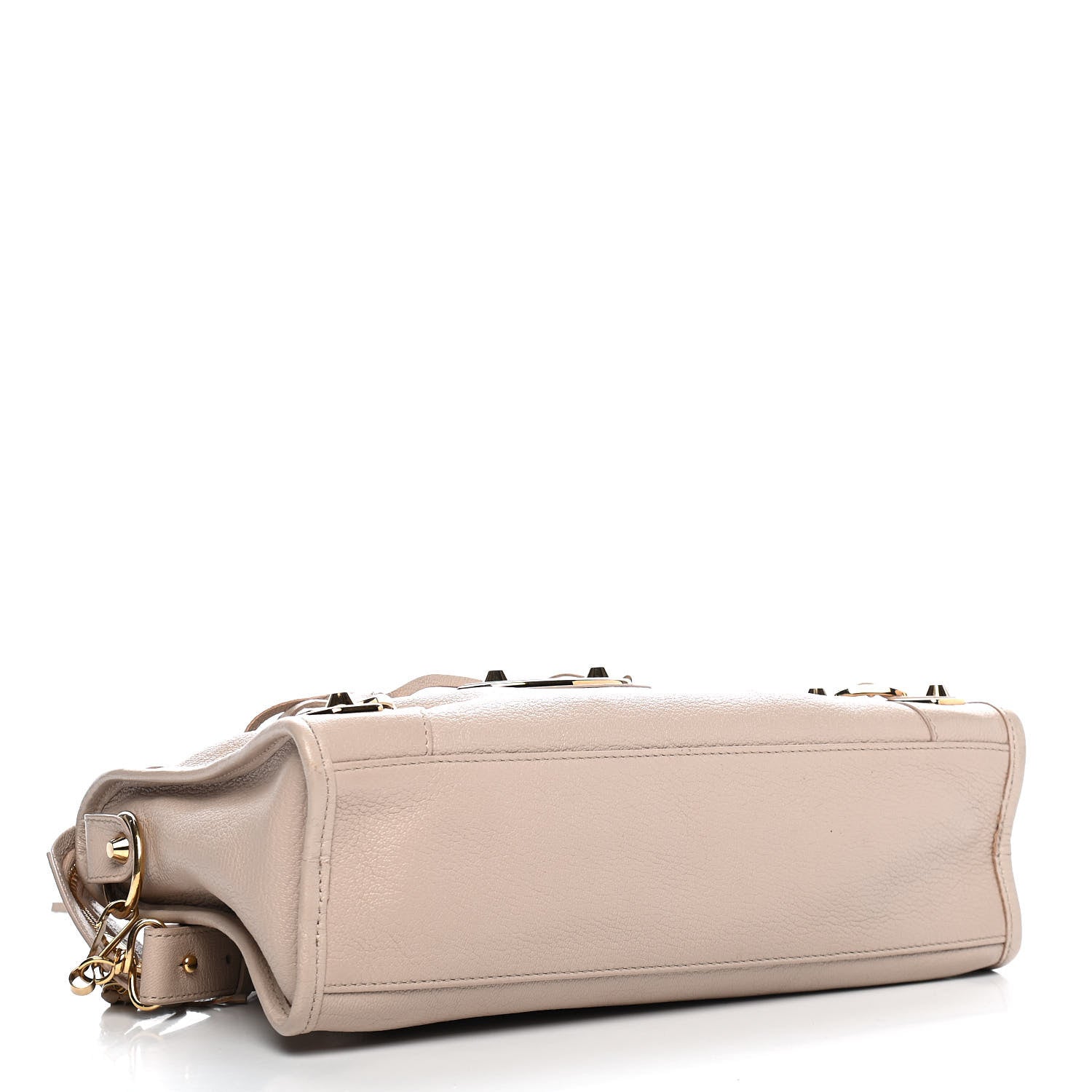 Balenciaga Chevre Gold Metallic Edge Hardware S City Beige Praline 3 of 10