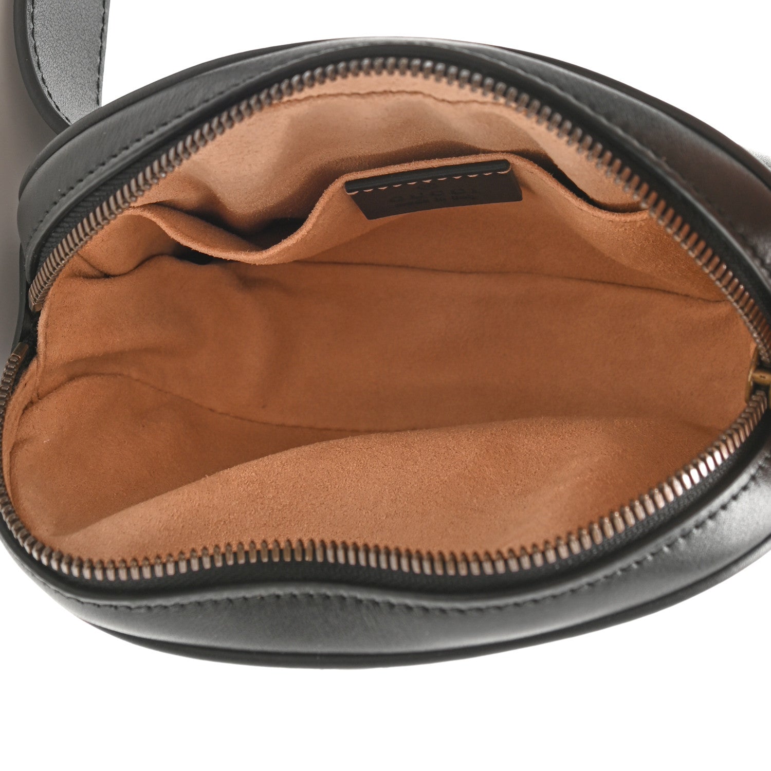 Gucci Calfskin Matelasse GG Marmont Belt Bag 85 34 Black 4 of 8