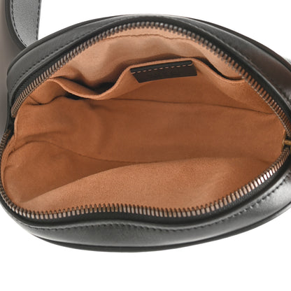 Gucci Calfskin Matelasse GG Marmont Belt Bag 85 34 Black 4 of 8