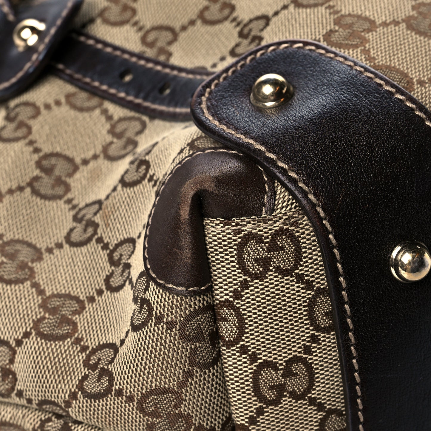 Monogram Medium Pelham Shoulder Bag Dark Brown