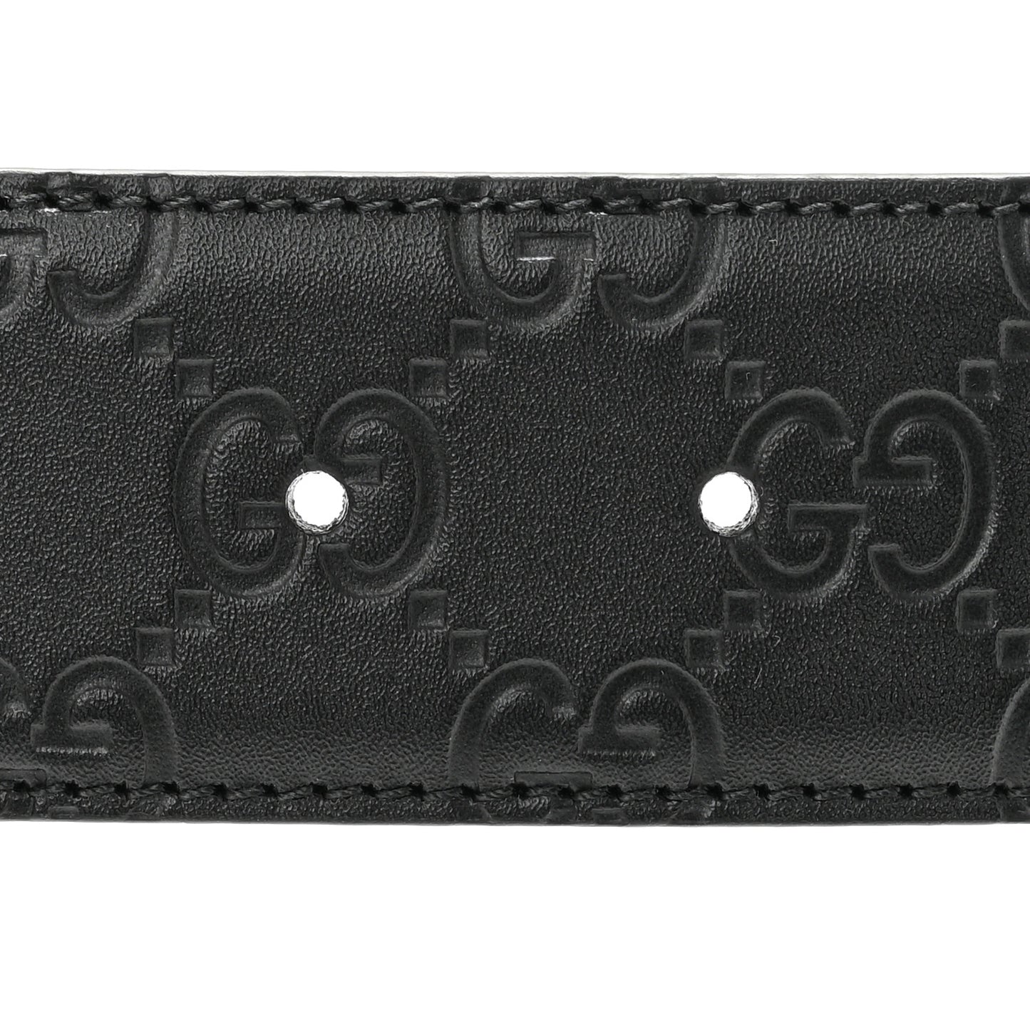 Guccissima Interlocking G 40mm Belt 100 40 Black
