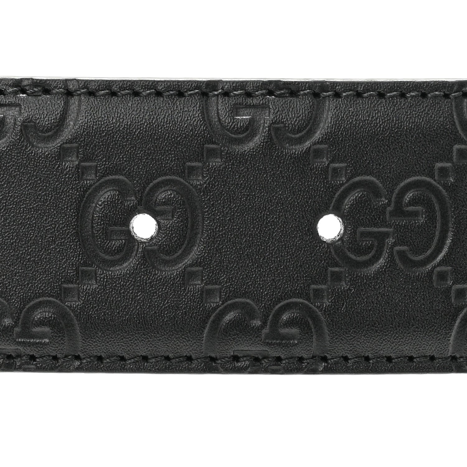 Gucci Guccissima Interlocking G 40mm Belt 100 40 Black 3 of 6