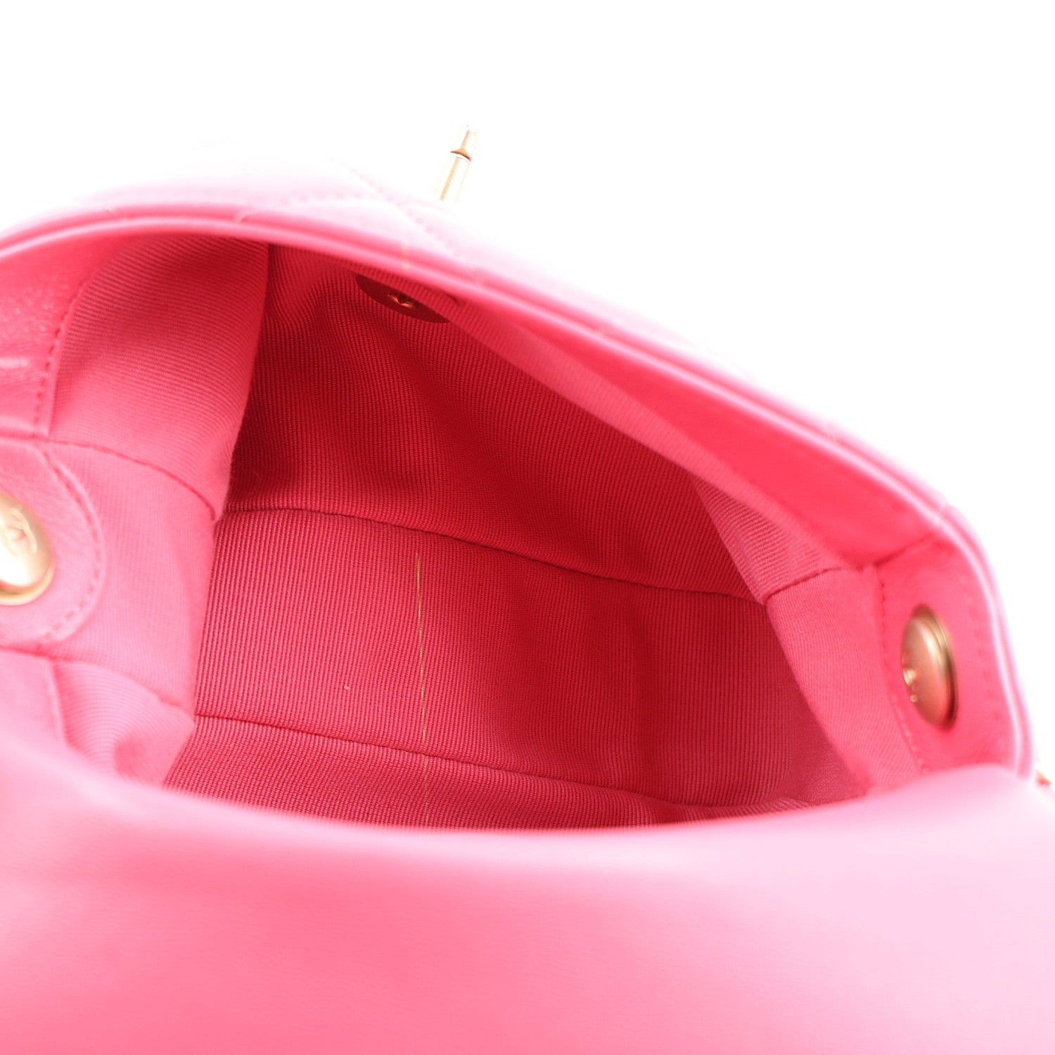 Chanel Lambskin Plexiglass Quilted Coco Love Mini Flap Pink 5 of 10