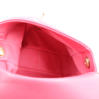 Chanel Lambskin Plexiglass Quilted Coco Love Mini Flap Pink 5 of 10