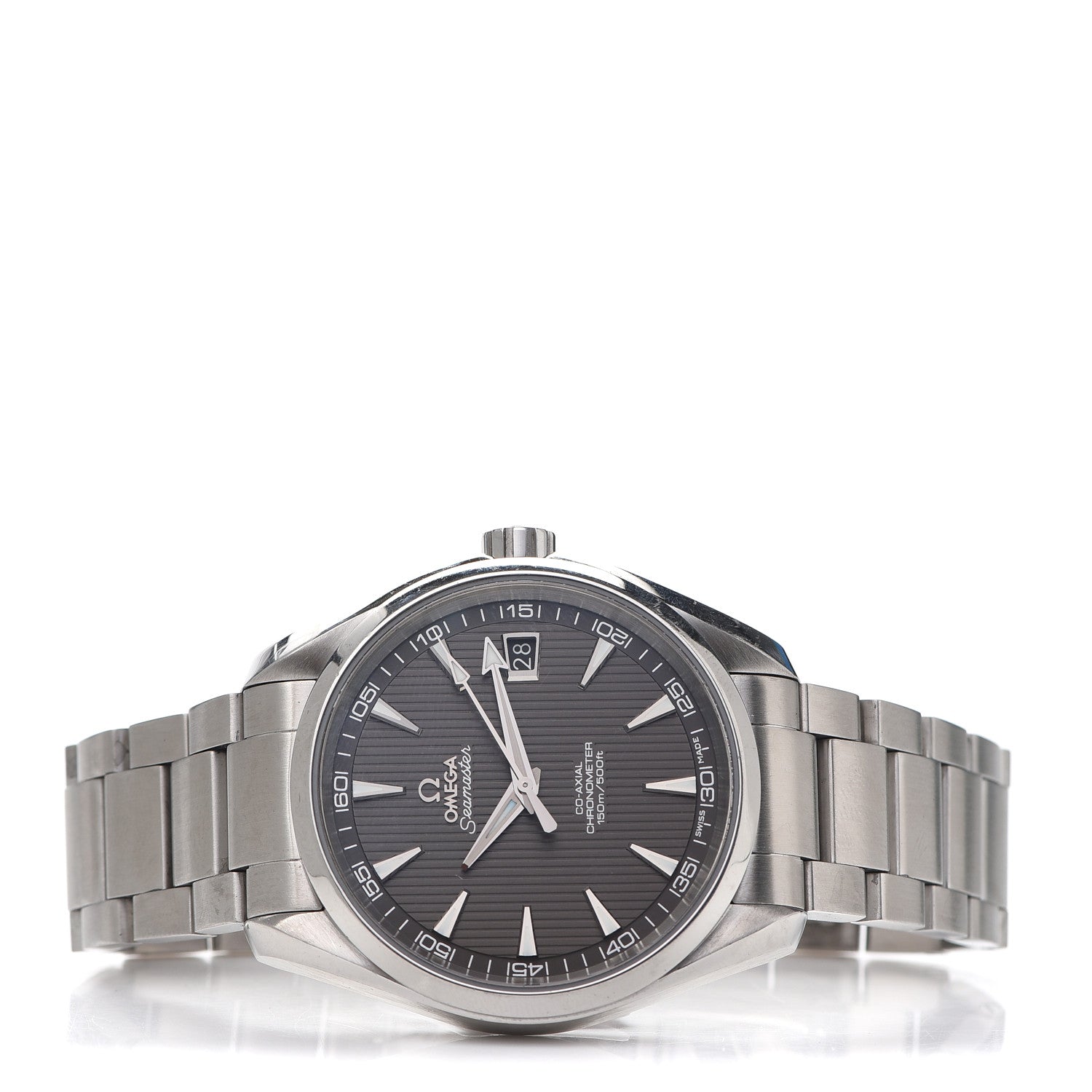 Omega Stainless Steel 41mm Seamaster Aqua Terra 150M Co-Axial Automatic Watch Black 231.10.42.21.06.001 2 of 6