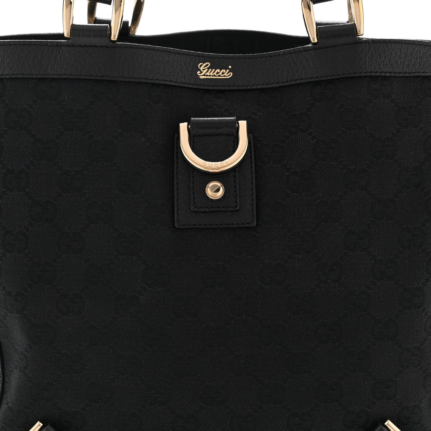 Monogram Small Abbey Tote Black