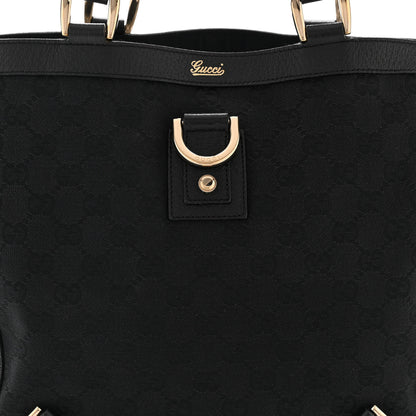 Gucci Monogram Small Abbey Tote Black 8 of 10