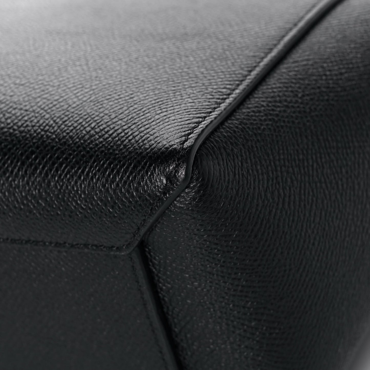 Grained Calfskin Nano Belt Bag Black
