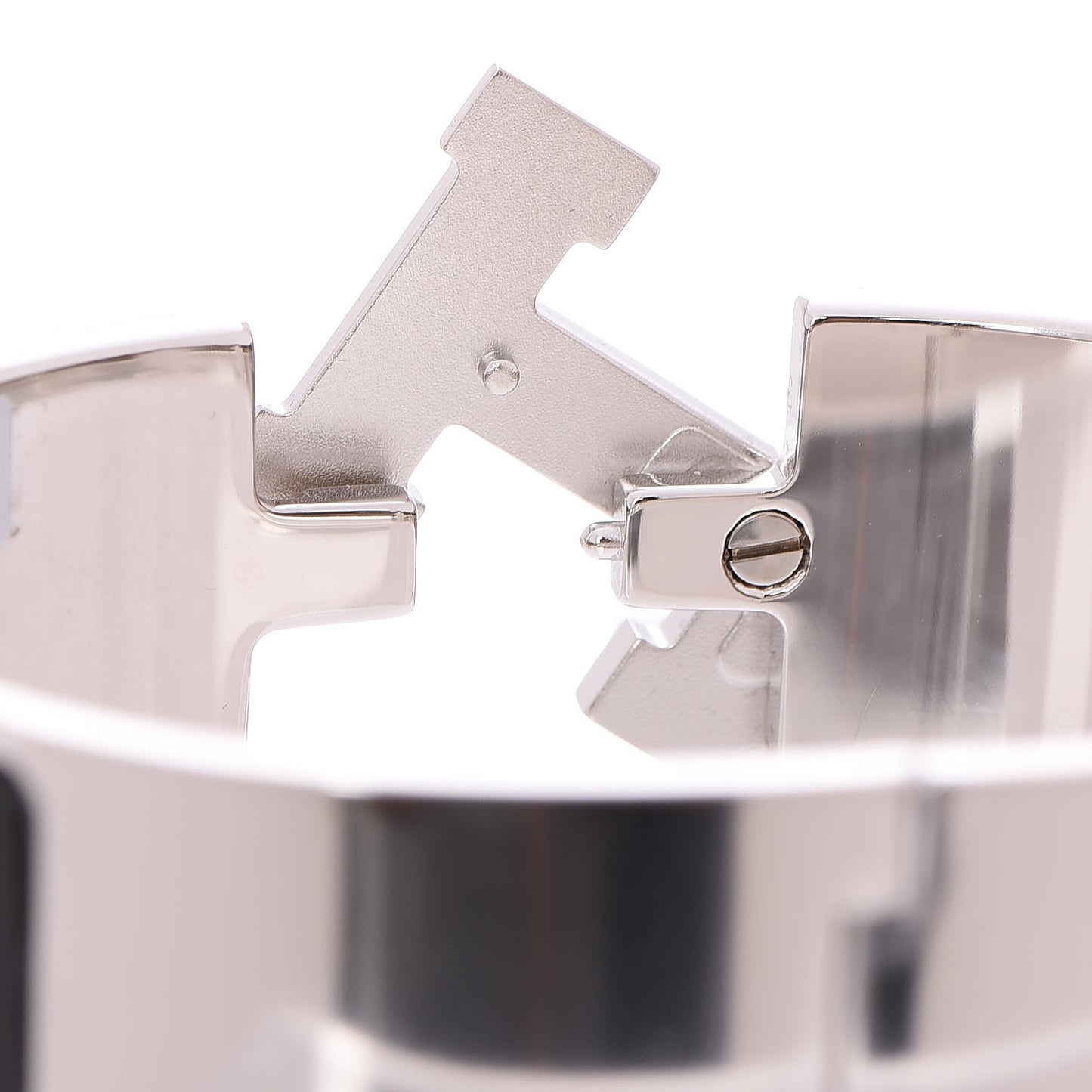Enamel Wide Clic Clac H Bracelet GM Black