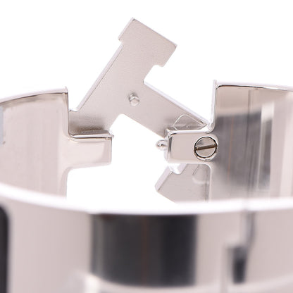 Hermes Enamel Wide Clic Clac H Bracelet GM Black 4 of 6
