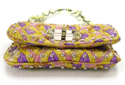 Miu Miu Lurex Jeweled Shoulder Bag 5 of 11