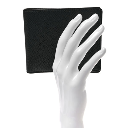 Louis Vuitton Taiga Slender Wallet Black 2 of 7