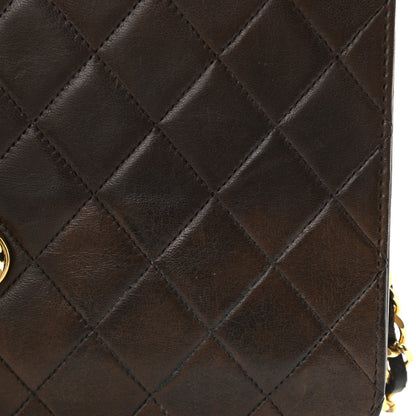 Chanel Lambskin Quilted Small Single Flap Brown 10 of 14